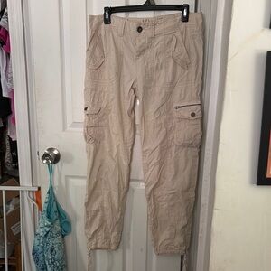 Womens Tan Cargo Pants